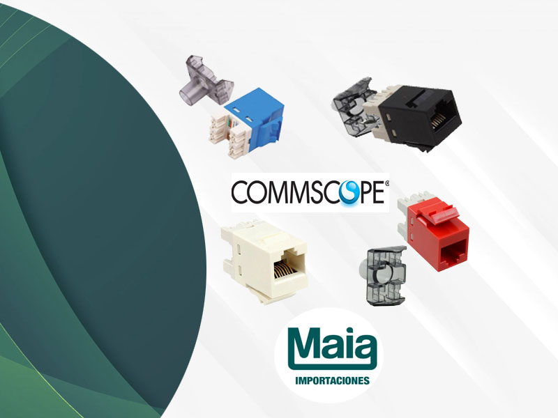 JACK RJ45 CATEGORIA CAT6 COMMSCOPE (AMP) | MAIA IMPORTACIONES