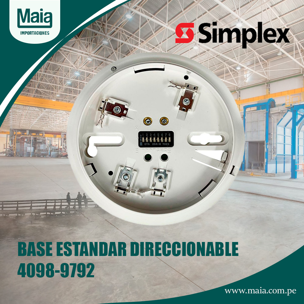 BASE ESTANDAR DIRECCIONABLE - SIMPLEX 4098-9792