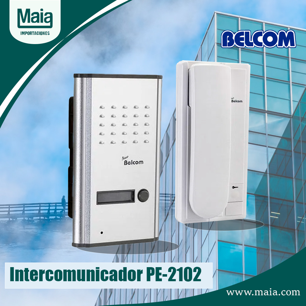 INTERCOMUNICADOR PARA CASA DE 1 PUNTO BELCOM PE-2102