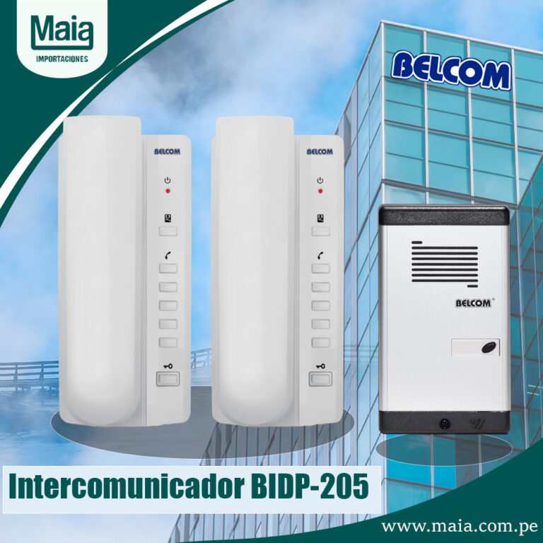 INTERCOMUNICADOR PARA CASA BELCOM KIT BIDP-205K | MAIA IMPORTACIONES