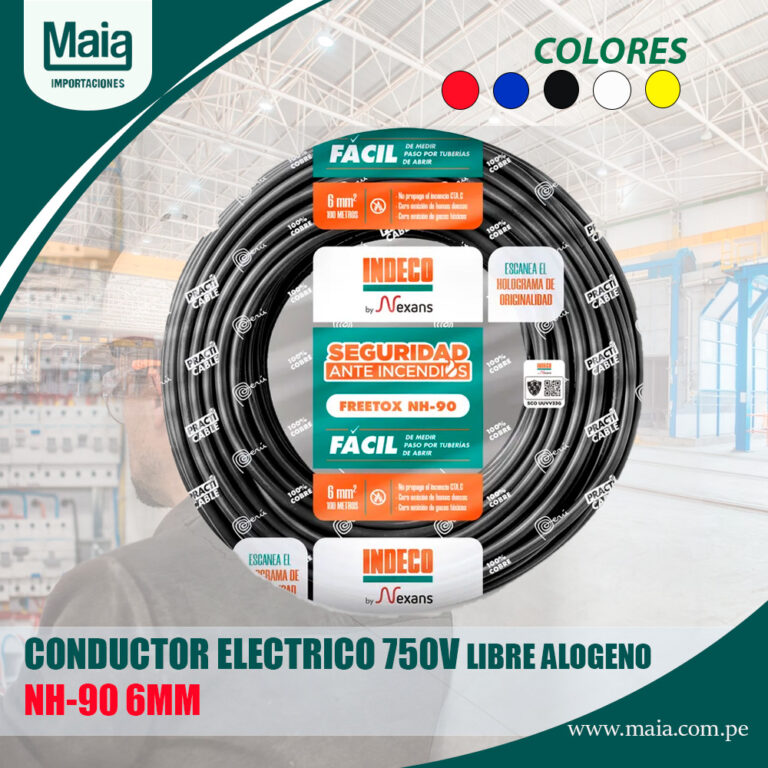 CABLE NH-80 / NH-90 4MM2 450/750V INDECO | MAIA IMPORTACIONES